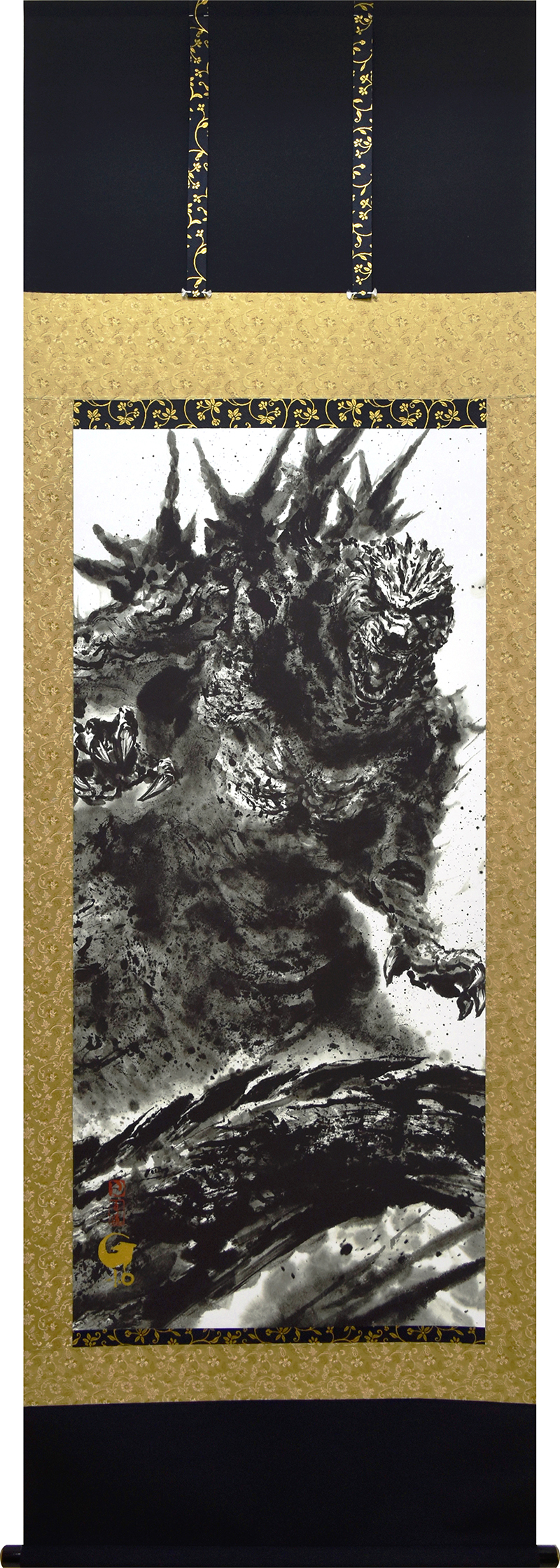 CG503_ゴジラ-1.0 掛軸