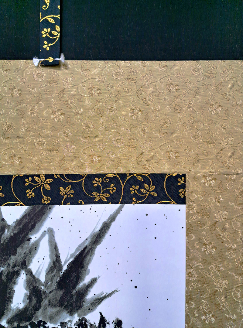 CG503_ゴジラ-1.0 掛軸_裂地