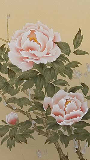 牡丹　堀江伸一郎（直筆）