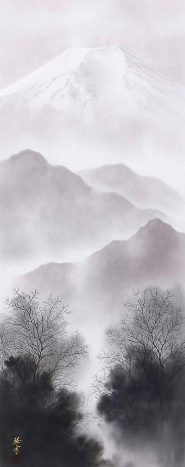 富士山水　稲垣雅彦【直筆作品】