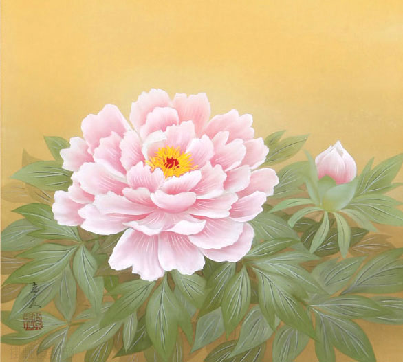 牡丹 堀 高泉【直筆作品】