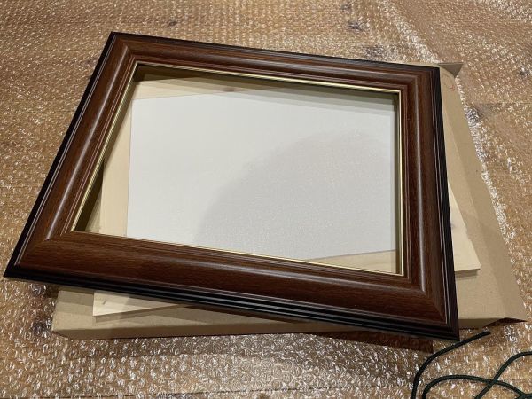 絵絹額（絵絹張り・ドーサ引済）A4判2